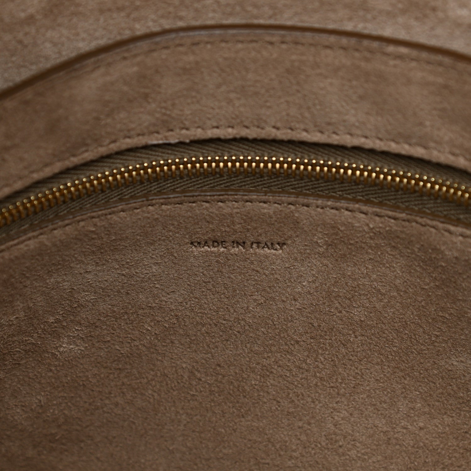 Celine Soft Grained Calfskin Sangle Bucket Bag Taupe 6 of 9