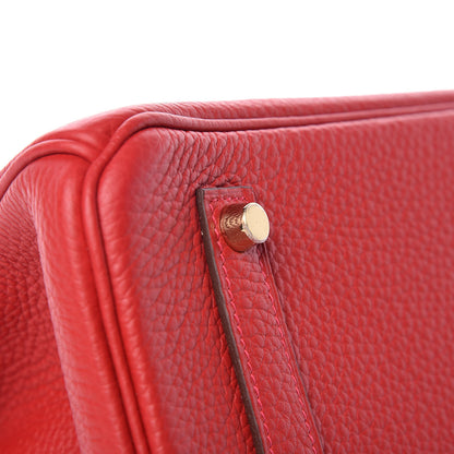 Hermes Togo Birkin 35 Rouge Casaque 7 of 33