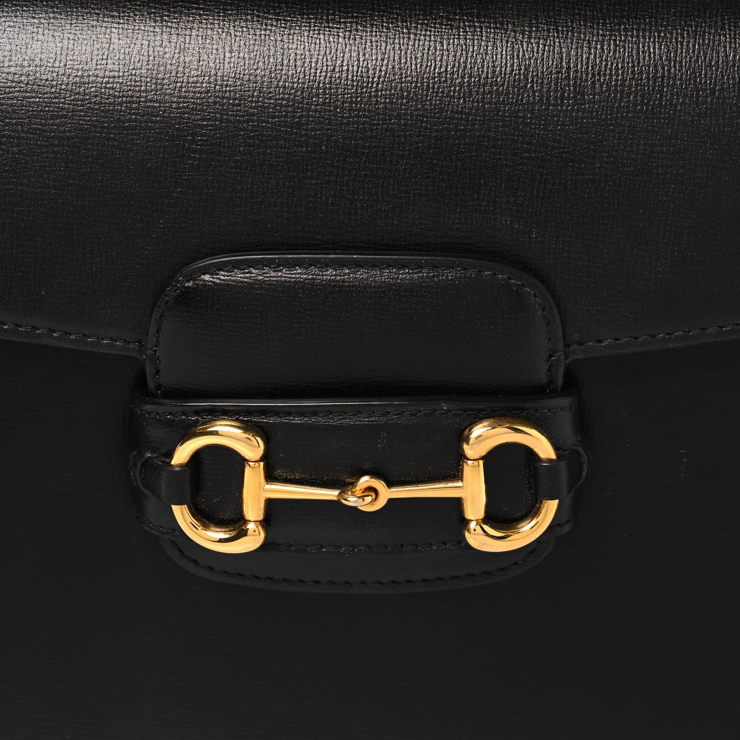 Gucci Azalea Calfskin Horsebit 1955 Shoulder Bag Black 8 of 12