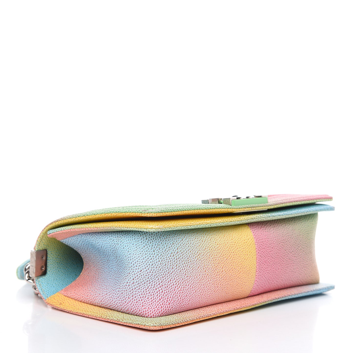 Caviar Quilted Medium Cuba Rainbow Boy Flap Multicolor