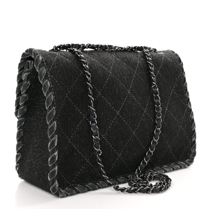 Chanel Fancy Felt Flap Grey 3 of 10