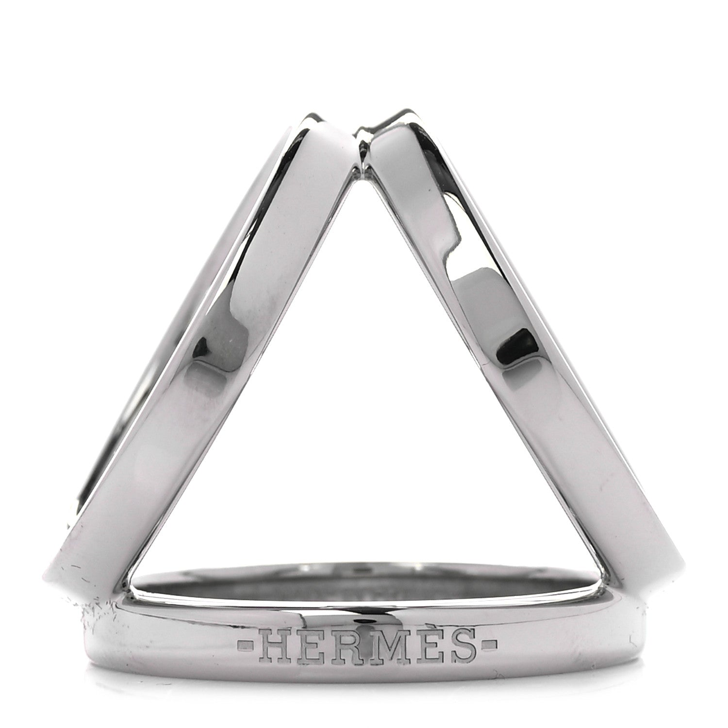 Hermes Palladium Trio Scarf Ring 1 of 4
