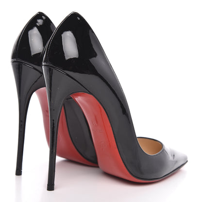 Christian Louboutin Patent So Kate 120 Pumps 38 Black 4 of 10