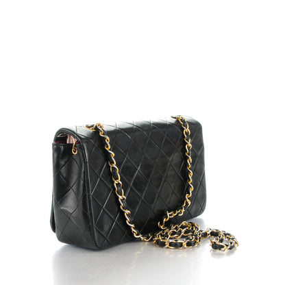 Chanel Lambskin Quilted Small Single Flap Black 3 of 10