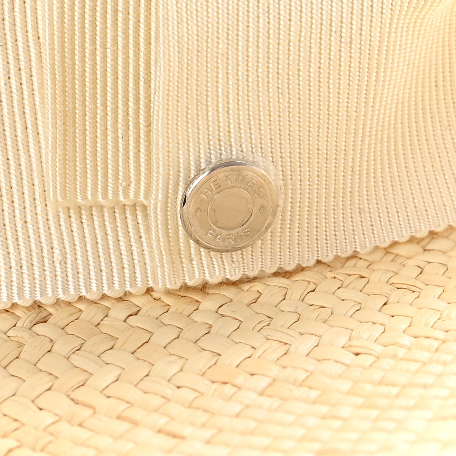 Hermes Straw Esperance Panama Hat 56 Natural 9 of 11