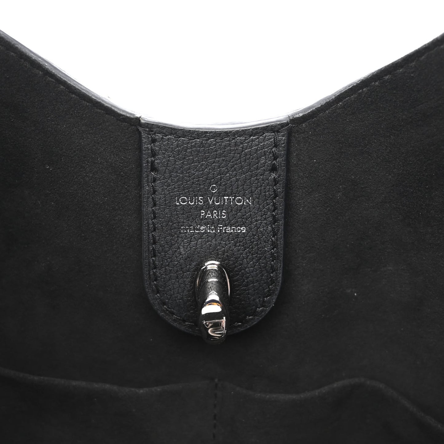 Calfskin Lockme Hobo Black