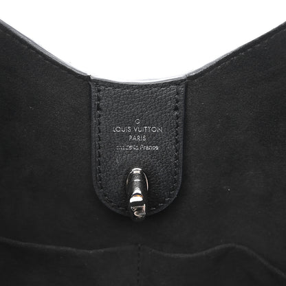 Louis Vuitton Calfskin Lockme Hobo Black 6 of 14