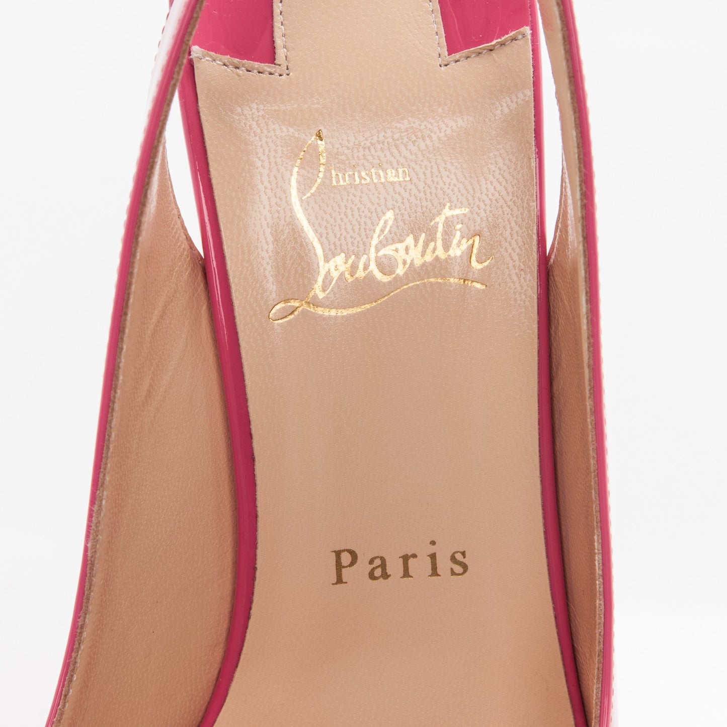 Patent Lady Peep Sling 150 Pumps 39 Darling