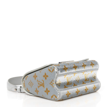 Louis Vuitton Sequins Monogram Twist Shoulder Bag PM Gold Silver 5 of 13