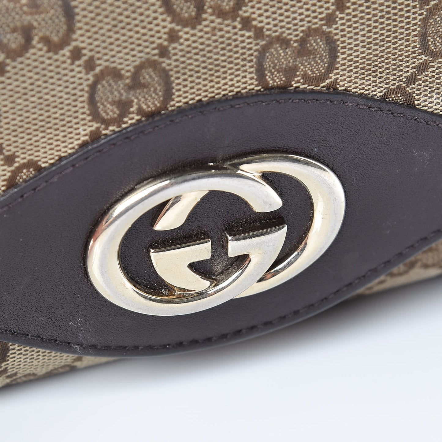 Monogram Margaux Calfskin Sukey Continental Organizer Wallet Beige Ebony Cocoa