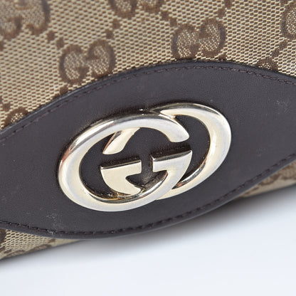 Gucci Monogram Margaux Calfskin Sukey Continental Organizer Wallet Beige Ebony Cocoa 12 of 12