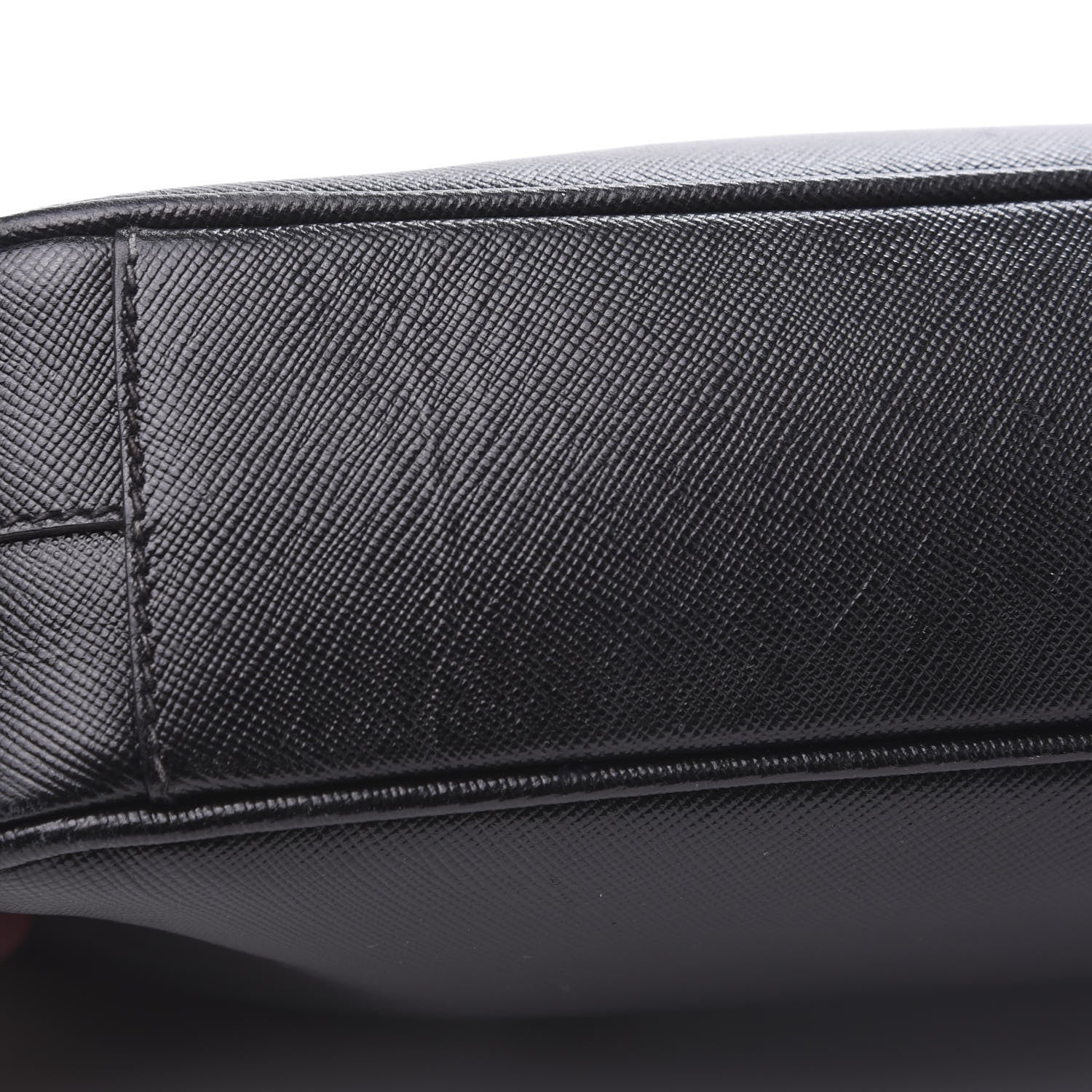 Prada Saffiano Lux Bowler Black 10 of 11