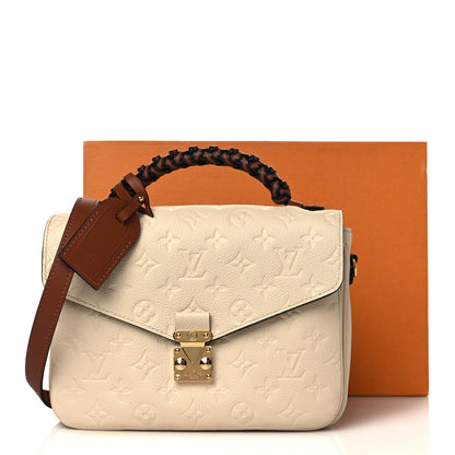 Louis Vuitton Empreinte Braided Pochette Metis Creme Beige Caramel 9 of 9