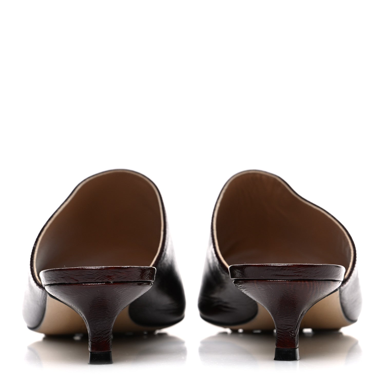 Bottega Veneta Paper Calfskin Stretch Mule Sandals 37.5 Fondant 6 of 9