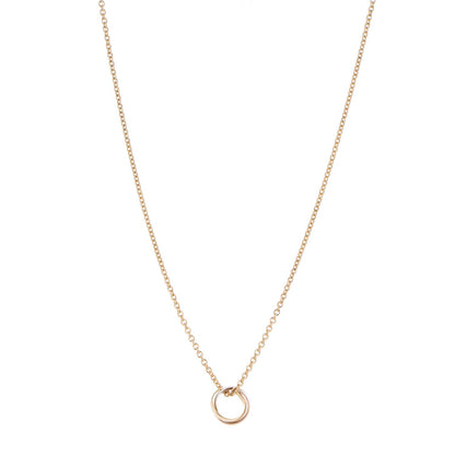 Cartier 18K Pink Yellow White Gold Trinity Pendant Necklace 1 of 6