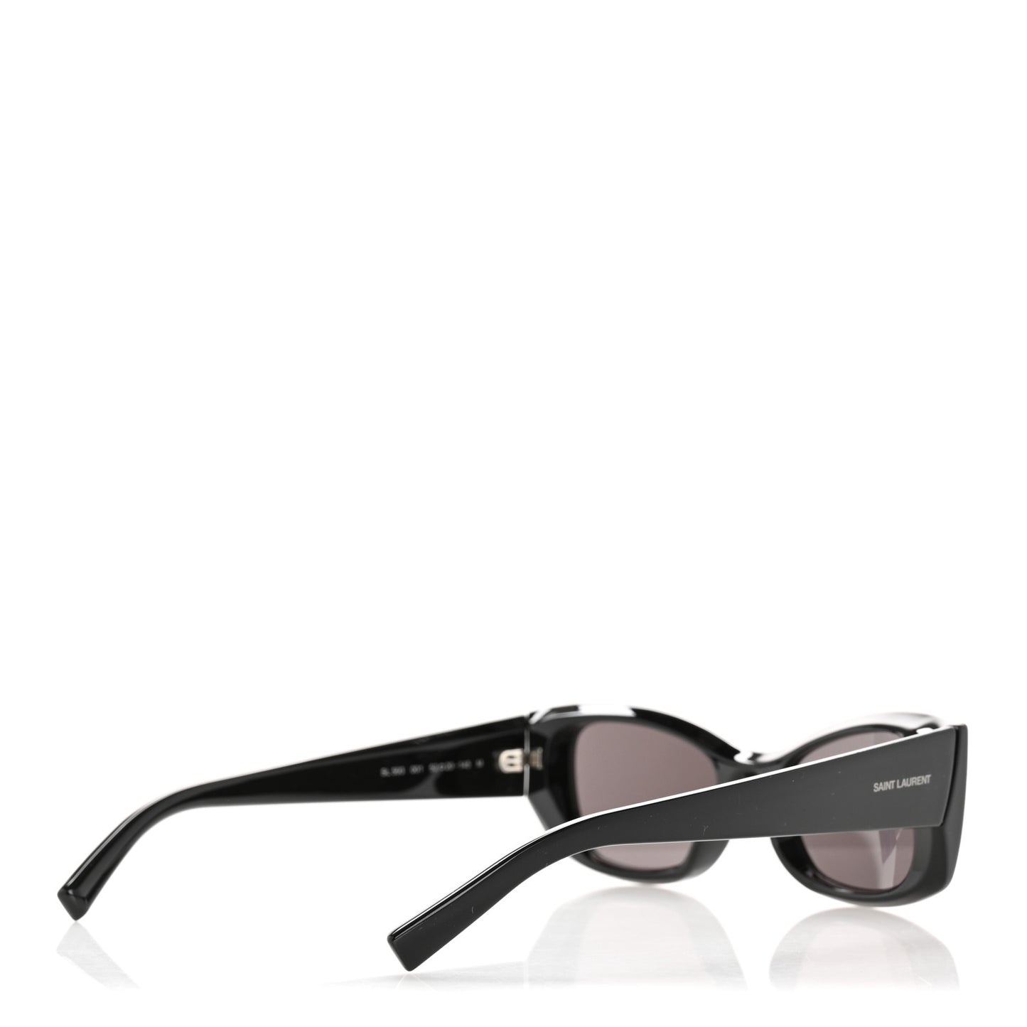 Acetate Ultra Cat Eye Sunglasses SL 593 Black