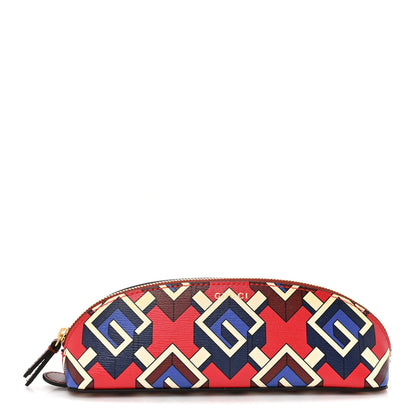 Gucci Shangai Calfskin Geometric G Pencil Case Multicolor 1 of 7