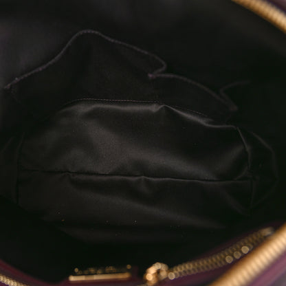 Salvatore Ferragamo Calfskin Fiamma Bag Rouge Black 5 of 8