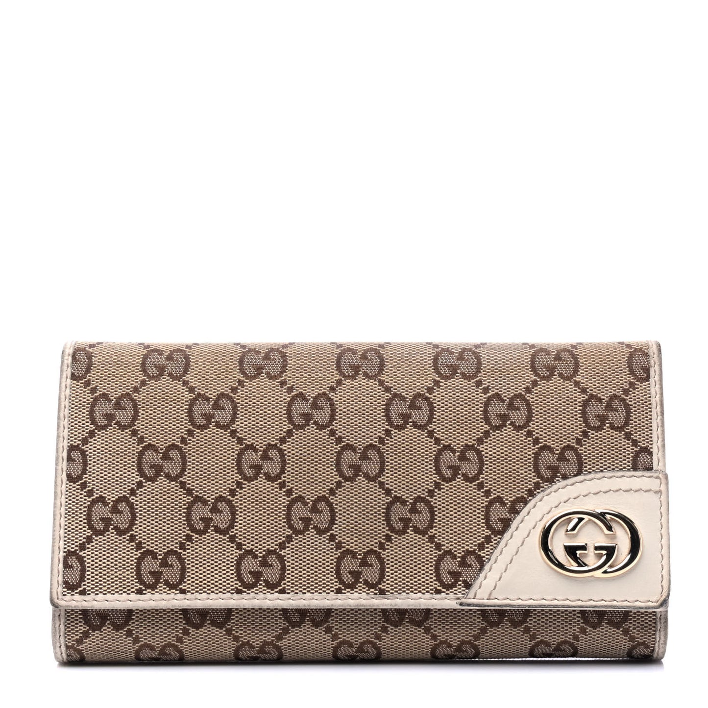 Monogram New Britt Continental Wallet Off White