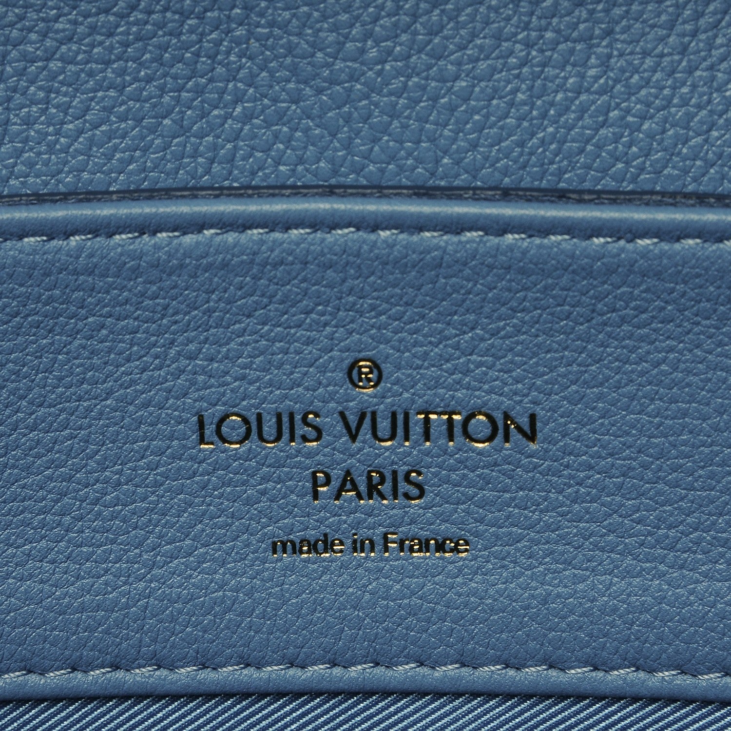 Louis Vuitton Calfskin Lockme PM Bleuet 7 of 9