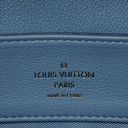 Louis Vuitton Calfskin Lockme PM Bleuet 7 of 9