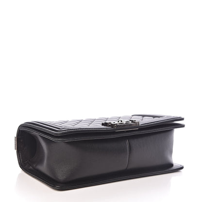 Chanel Lambskin Quilted Medium Boy Flap Black 4 of 11