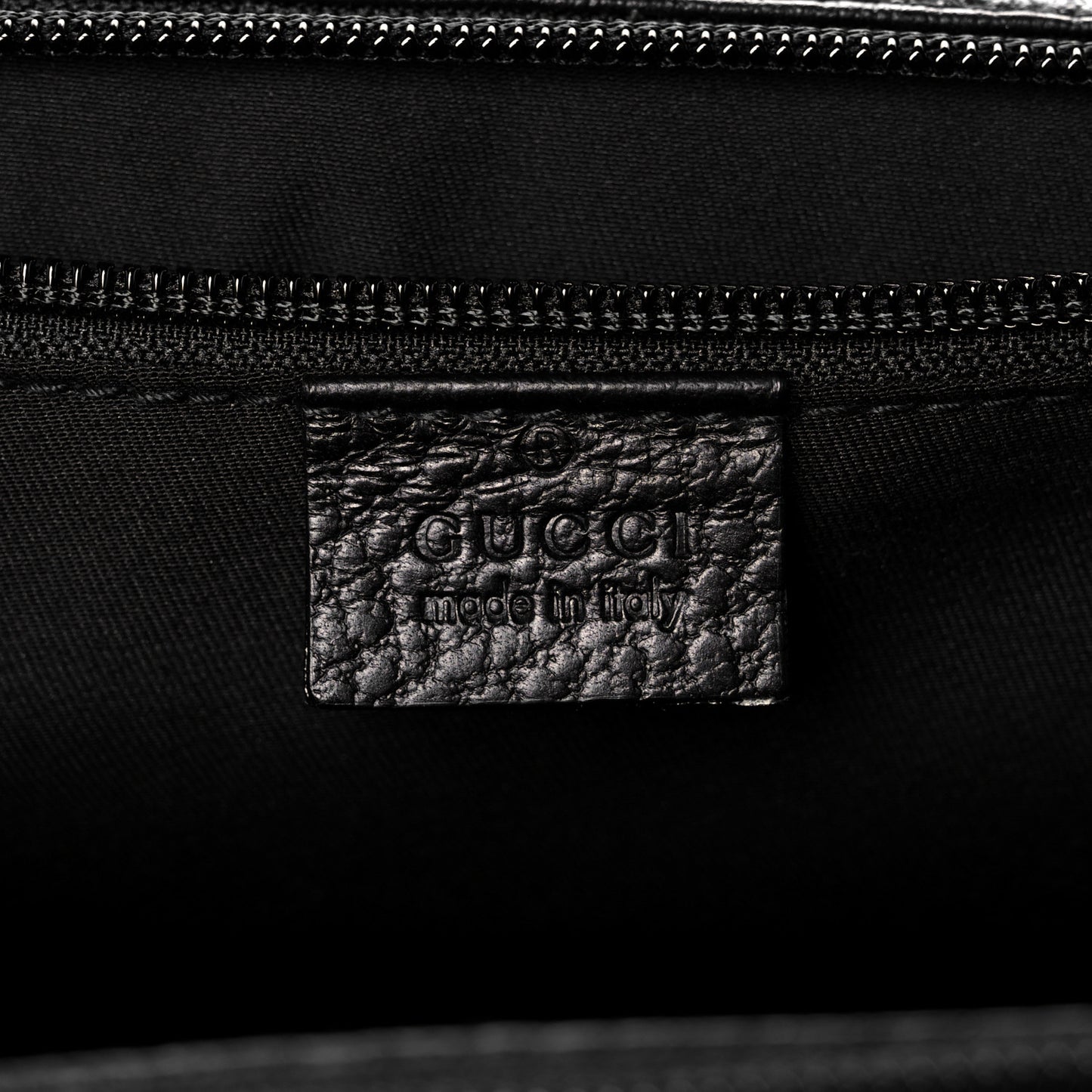 Calfskin Flap Briefcase Black