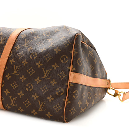Louis Vuitton Monogram Keepall Bandouliere 50 9 of 9
