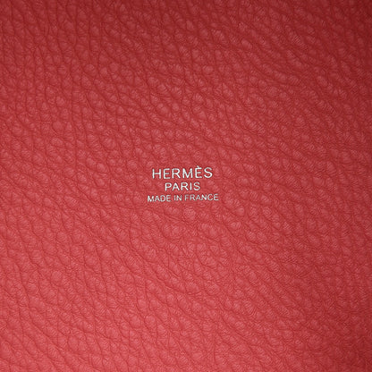 Hermes Taurillon Clemence Picotin Lock 18 PM Rose Azalee 13 of 15