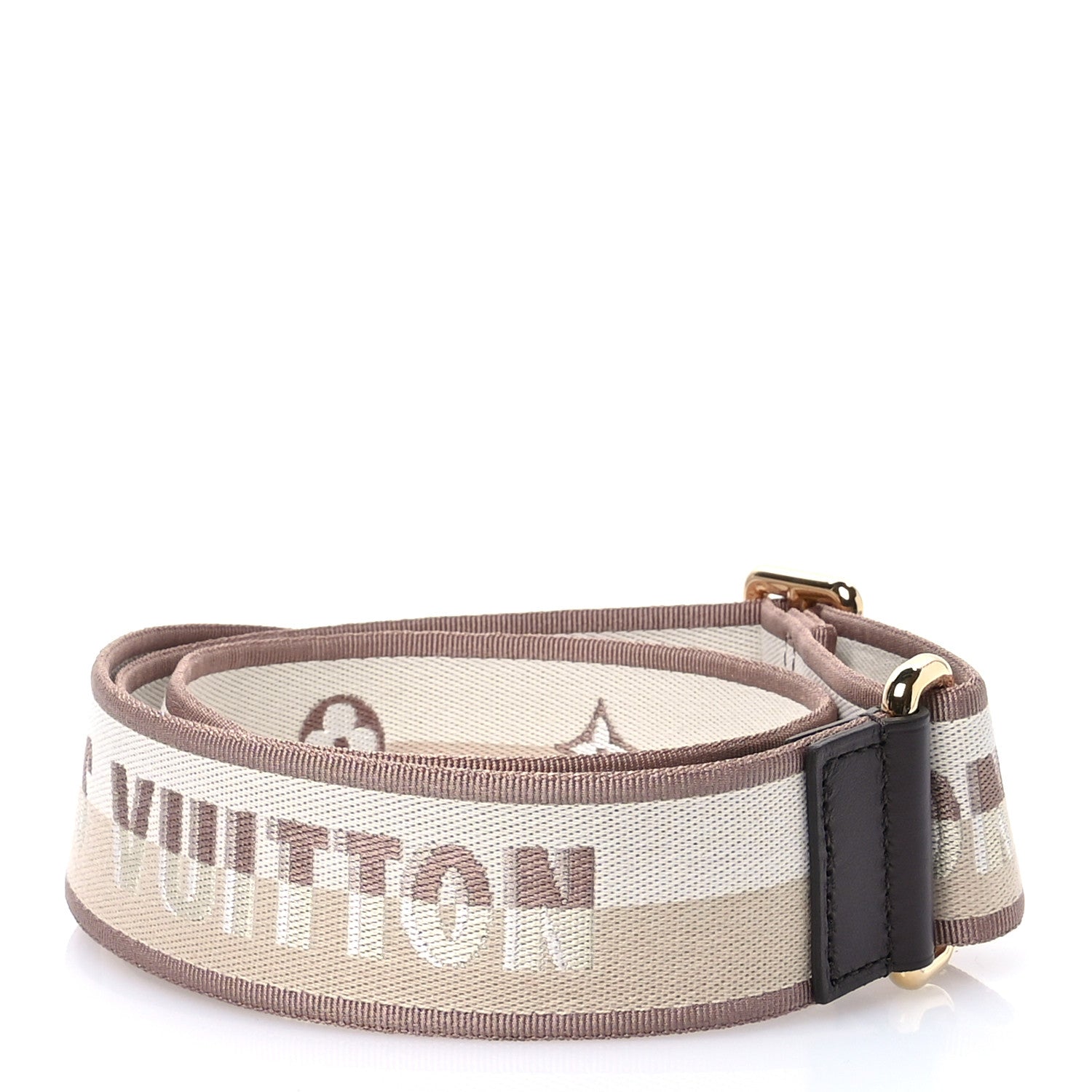 Louis Vuitton Jacquard Speedy Bandouliere 20 Shoulder Strap Beige 2 of 3