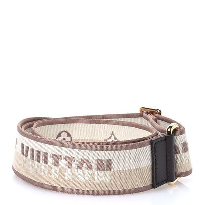 Louis Vuitton Jacquard Speedy Bandouliere 20 Shoulder Strap Beige 2 of 3