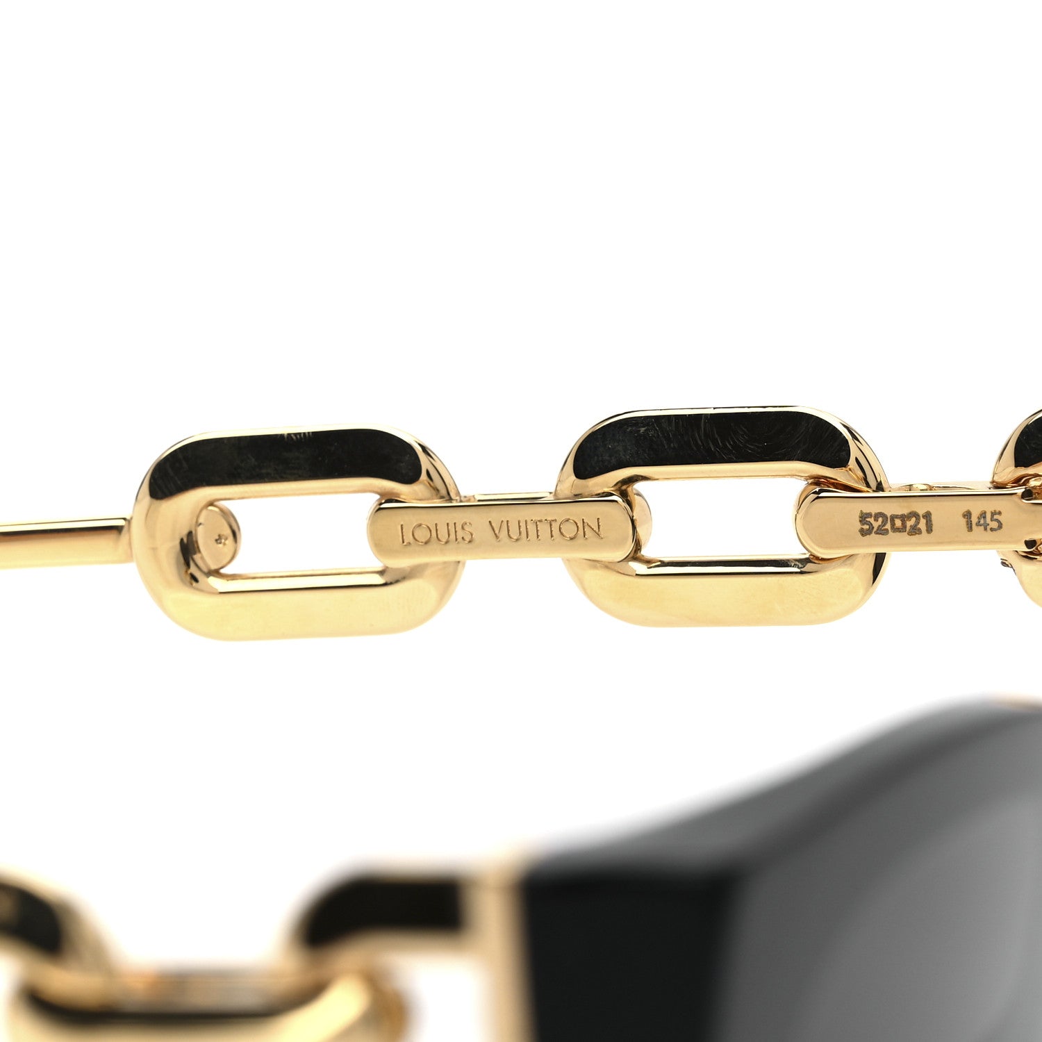 Louis Vuitton Acetate Metal LV Edge Sunglasses Z1631E Black 7 of 11