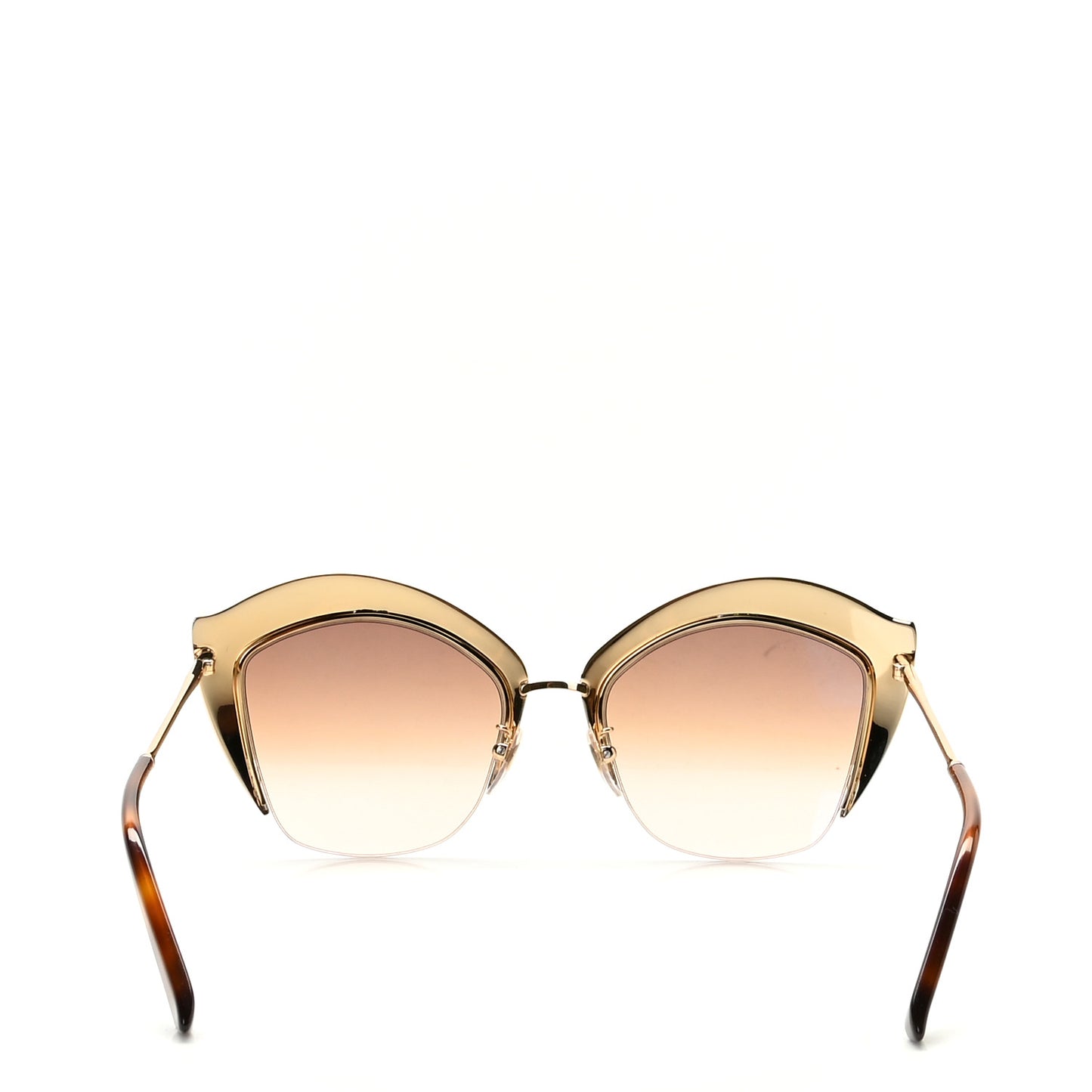 Metal Crystal Cat Eye Sunglasses GG00114S Pink