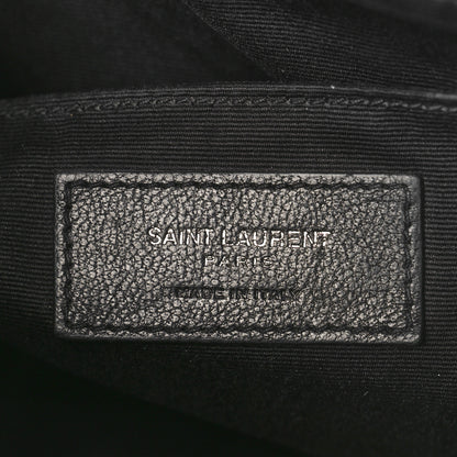 Saint Laurent Calfskin Matelasse Monogram Monochrome Lou Camera Bag Black 6 of 11