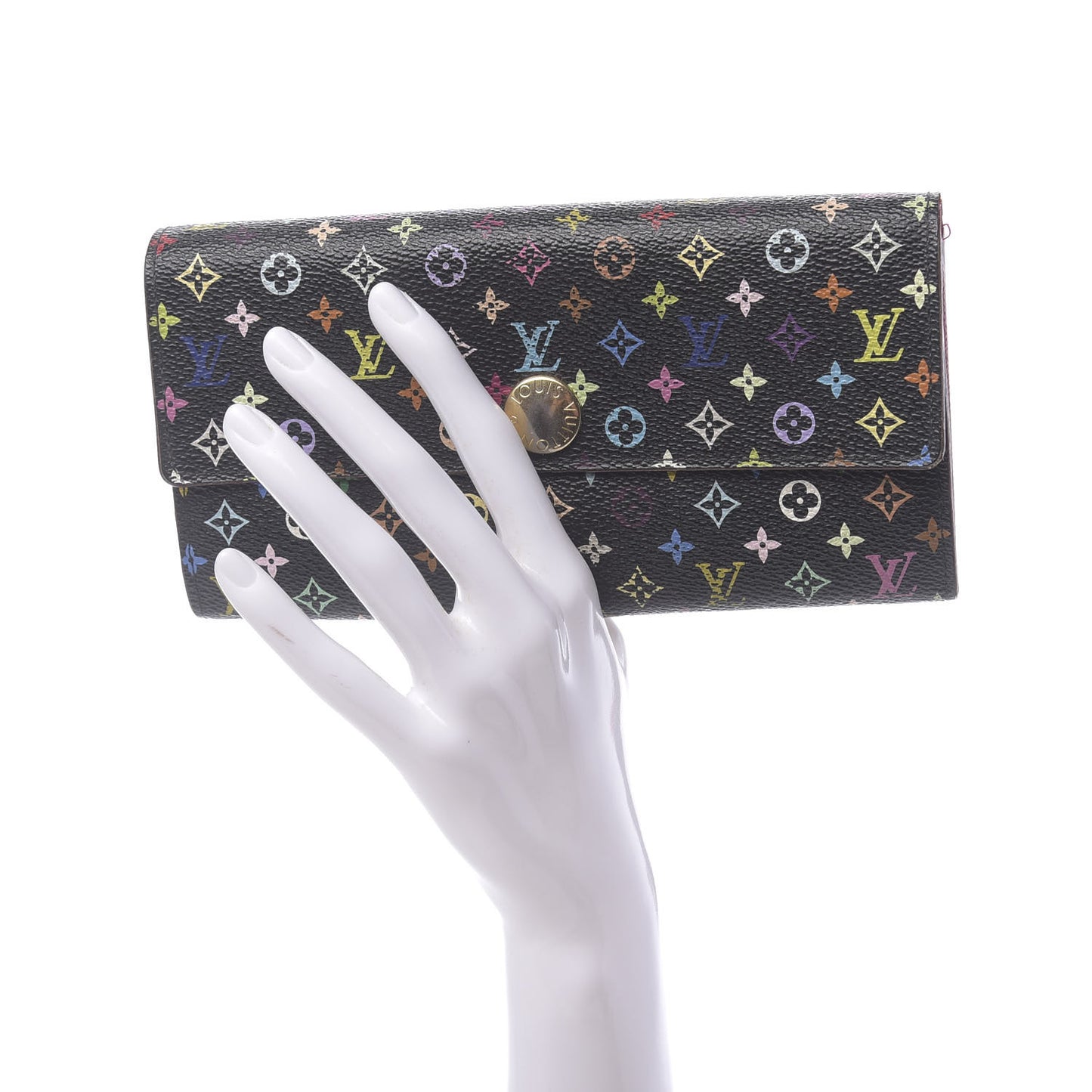 Monogram Multicolor Sarah Wallet Black Grenade