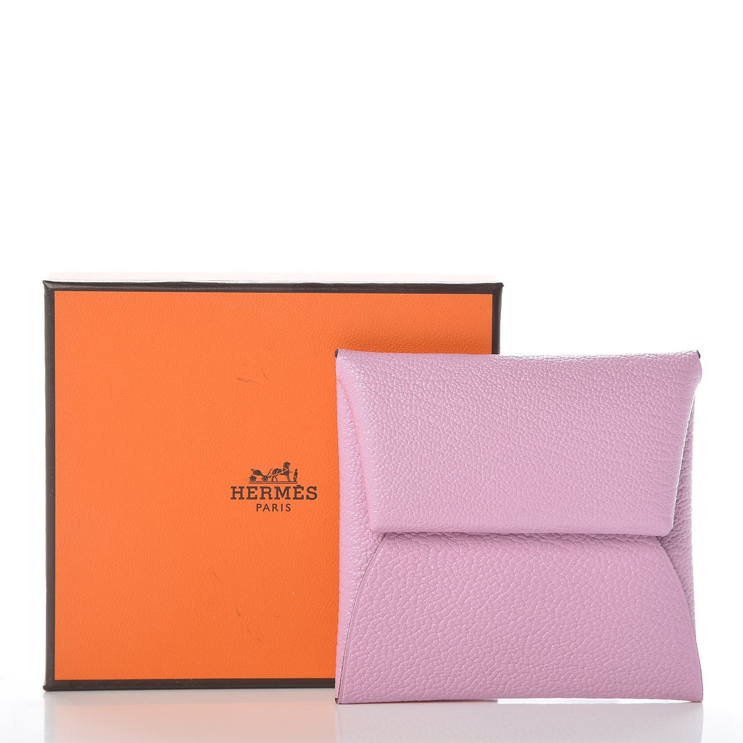 Chevre Mysore Bastia Coin Purse Mauve Sylvestre