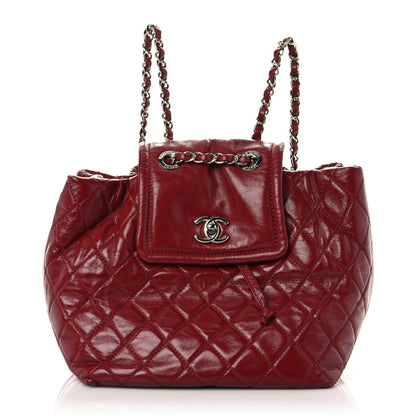 Chanel Lambskin Quilted Beijing Backpack Red 1 of 11
