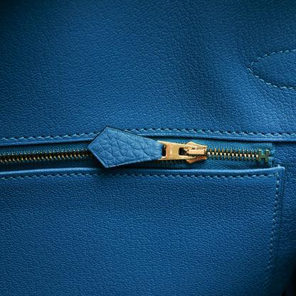 Hermes Togo Birkin 35 Turquoise 8 of 20