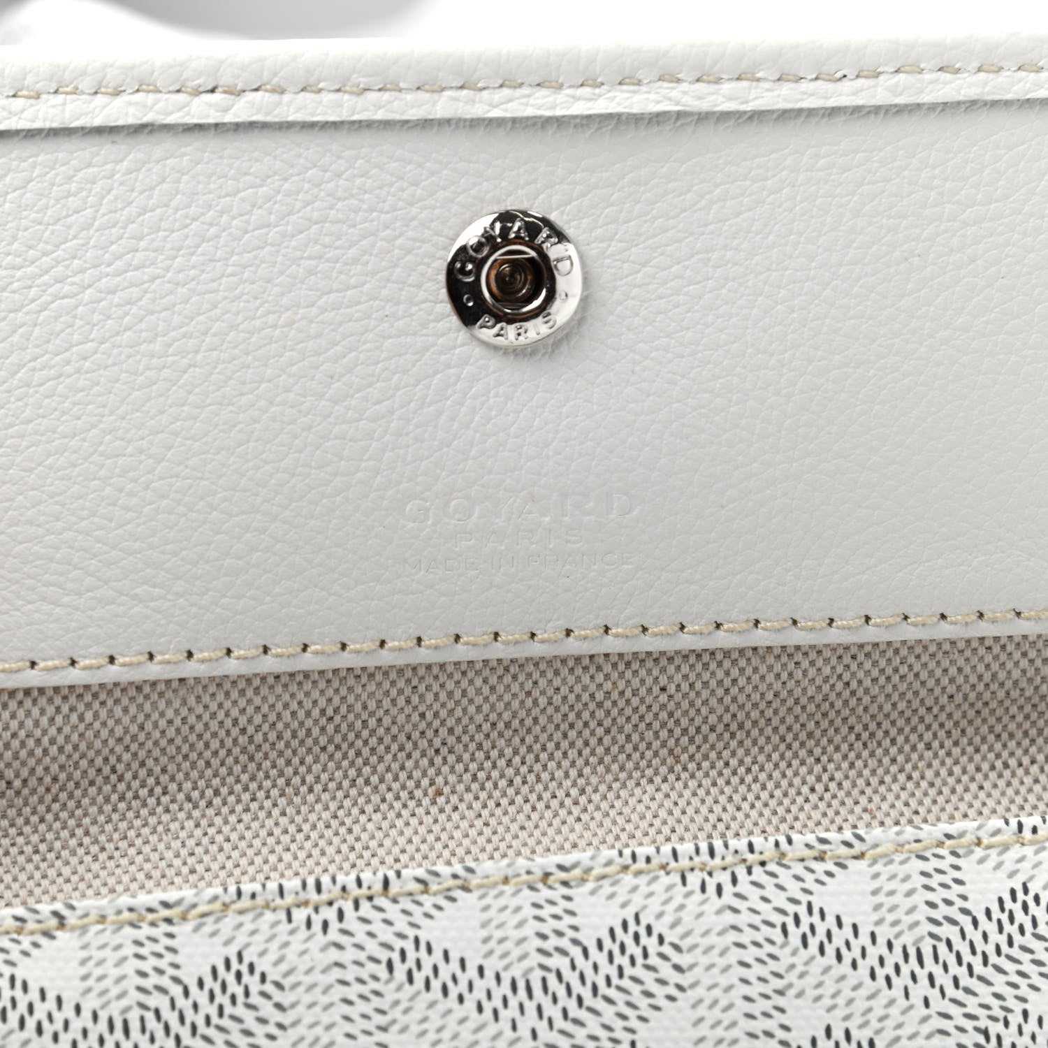Goyard Goyardine Saint Louis PM White 6 of 8