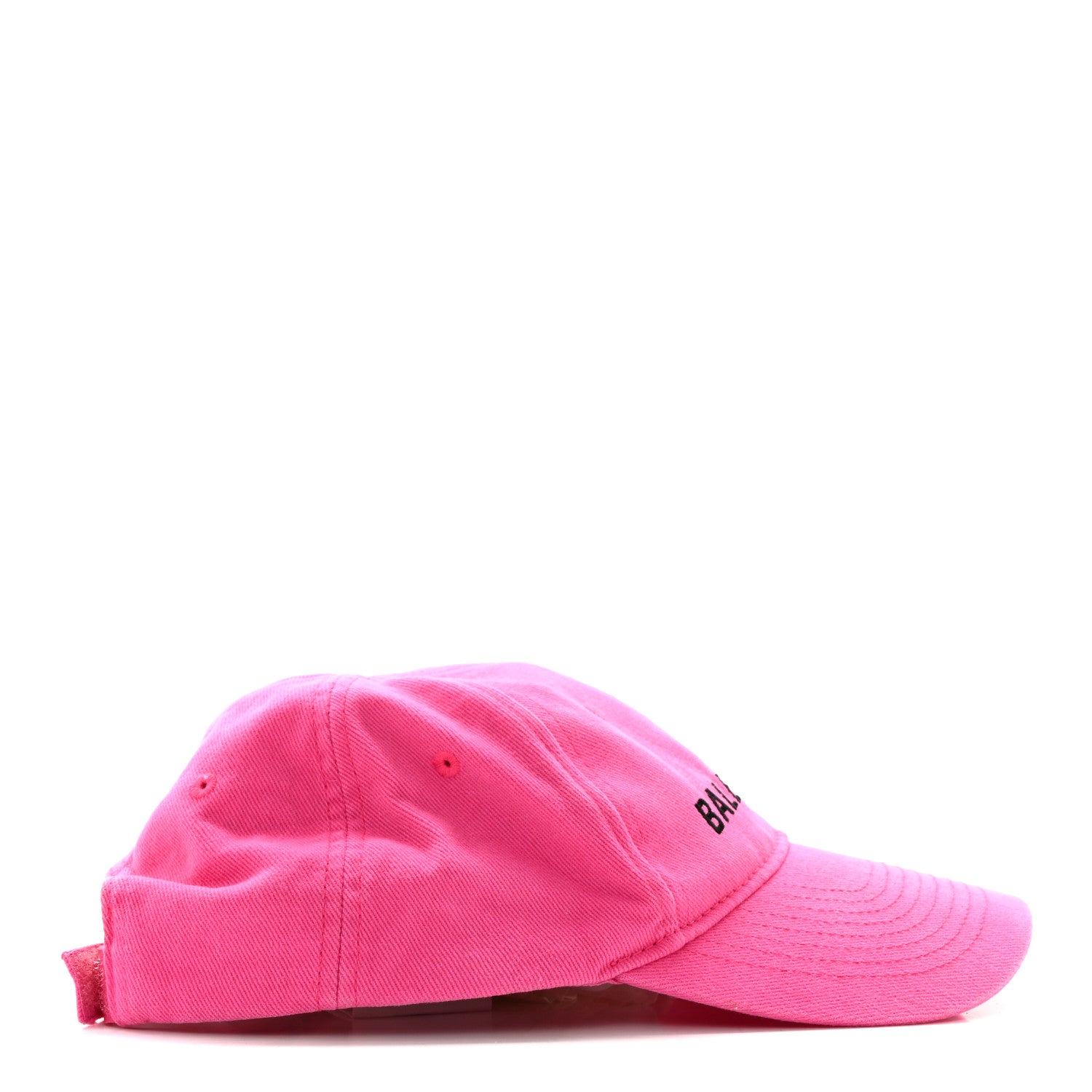 Balenciaga Cotton Drill Logo Baseball Cap 58 M Pink 5 of 11