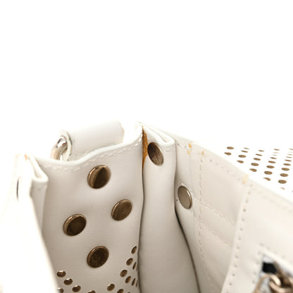 Proenza Schouler Lambskin Perforated Medium PS1 Satchel White 12 of 12