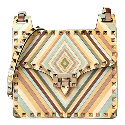 Valentino Garavani Vitello Native Couture 1975 Rockstud Crossbody Messenger Bag Multicolor 1 of 11