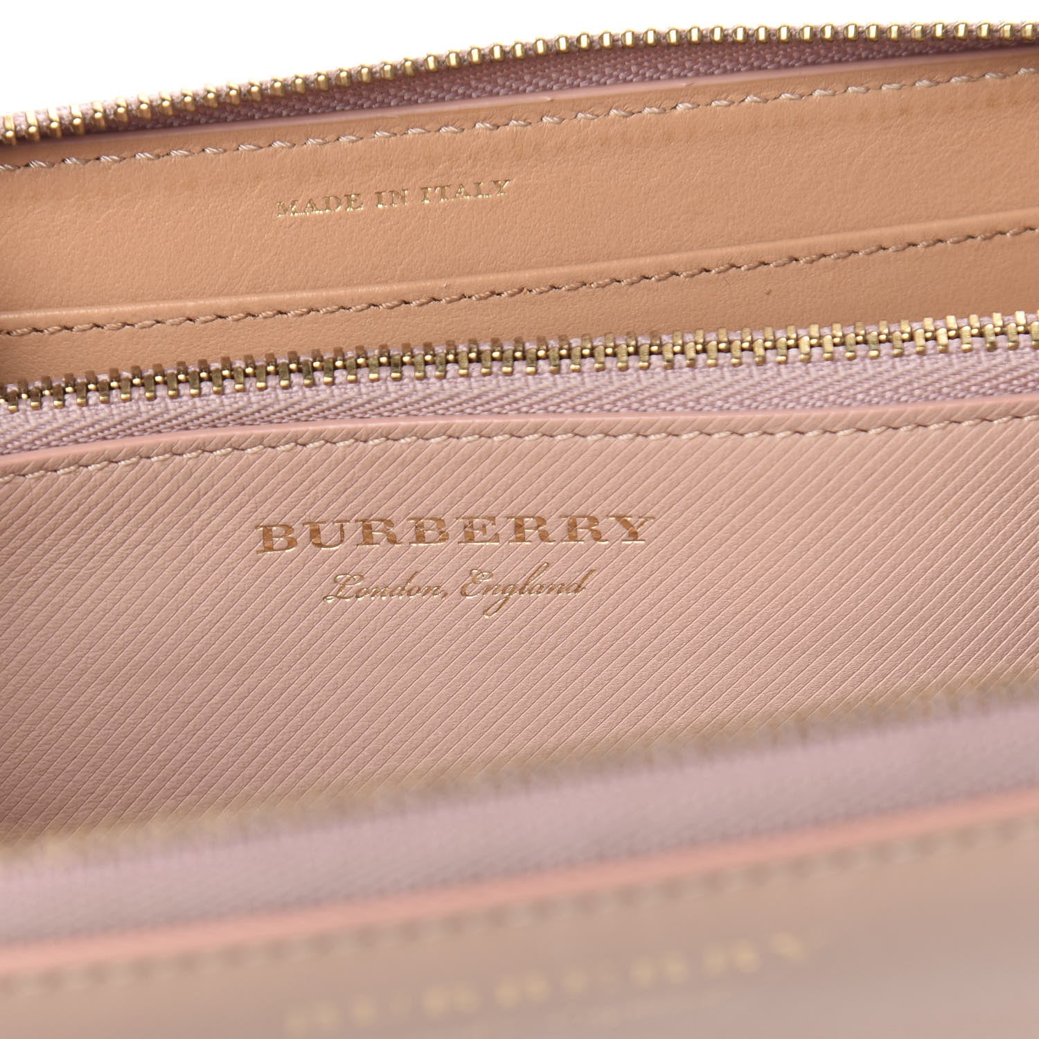 Burberry Trench Calfskin Zip Around Wallet Ash Rose 7 of 7