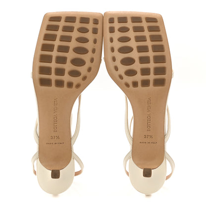 Bottega Veneta Lambskin Stretch Multi Strap 35mm Sandals 37.5 White 13 of 17