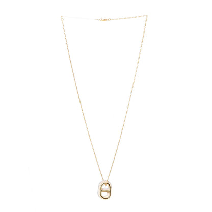 Hermes Swift O'Maillon Pendant Necklace White 2 of 5