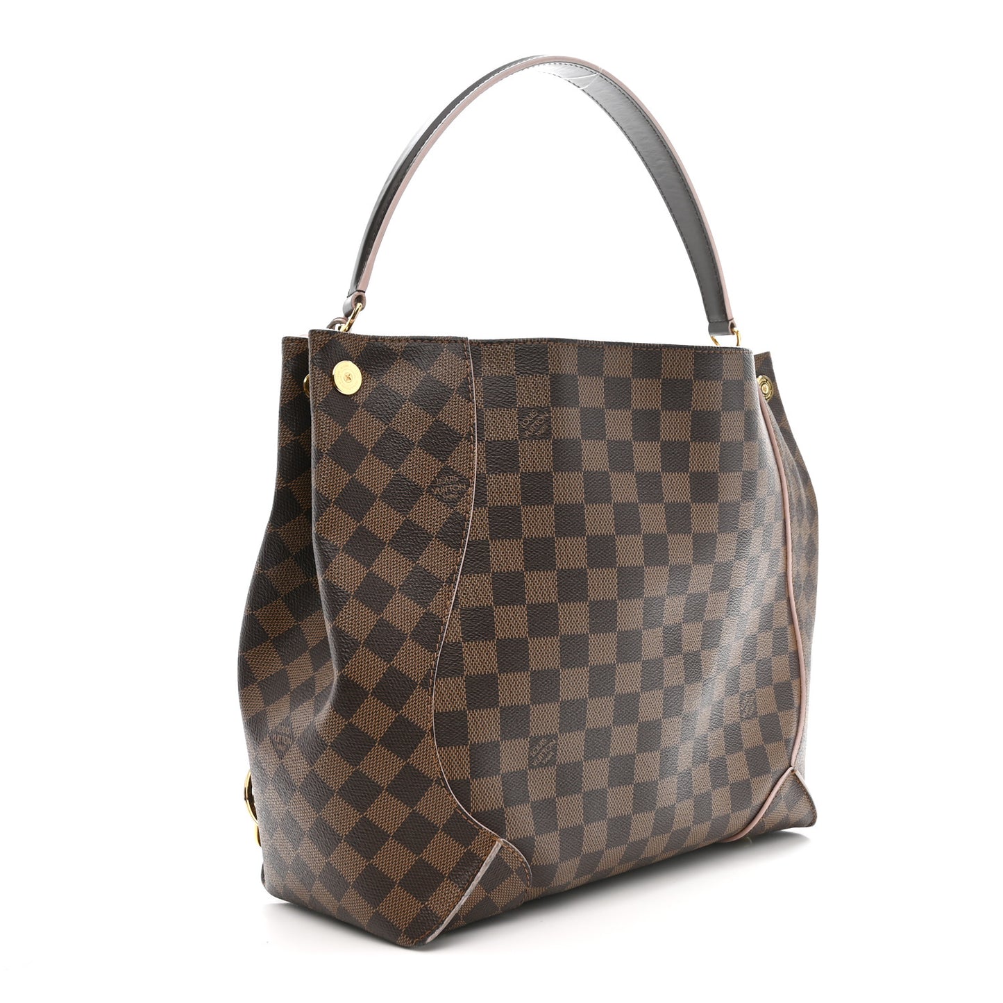 Damier Ebene Caissa Hobo Rose Ballerine
