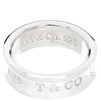 Tiffany Sterling Silver 1837 Band Ring 52 6 5 of 5
