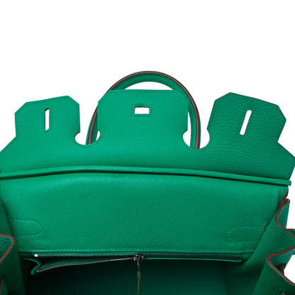 Hermes Taurillon Clemence Birkin 30 Menthe 16 of 31