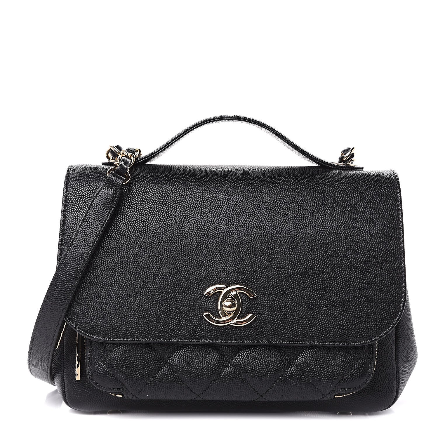 Chanel Caviar Quilted Small Business Affinity Flap Black 1 of 9