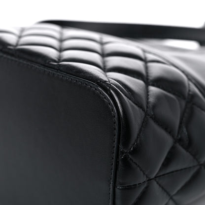Versace Nappa Quilted Medusa Bucket Bag Black 12 of 14
